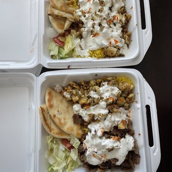 Halal street eats - wo containers of halal street food - Food Trucks Near Me Halal street eats - wo containers of halal street food - Food Trucks Near Me