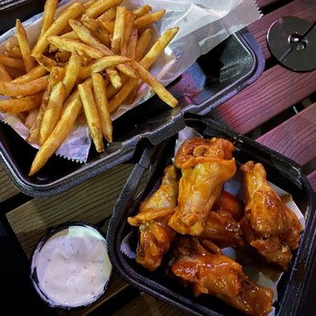 Fire Wings - Downey - Mango habanero wings and fries - Chicken Wings Near Me - Downey, California