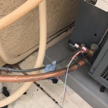 Rizzo Heating & A/C - Dogs chewed through some wires - Heating & Air Conditioning/HVAC Near Me - Hemet, California
