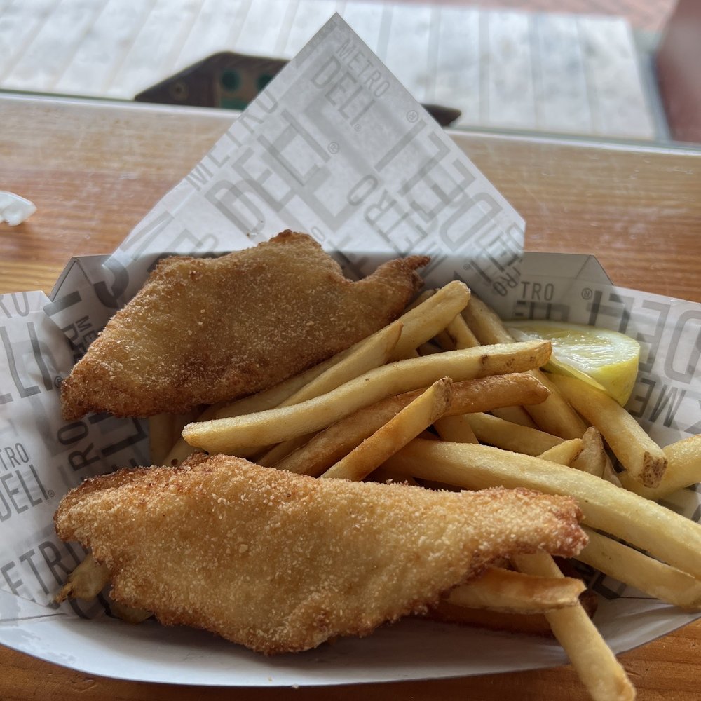 Tom's Fish N Chips - 2 piece Cod Fish and Chips! - Burgers Near Me - Cannon Beach, Oregon