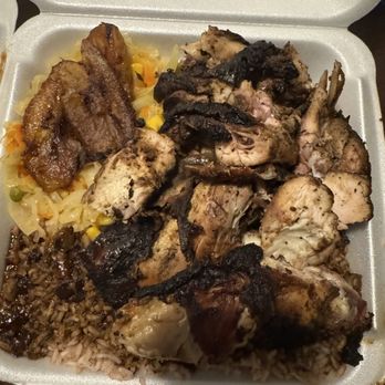 Jamrock Flavor & Spice - Jerk chicken w/ rice and peas , cabbage - Caribbean Near Me - Riverdale, Georgia Jamrock Flavor & Spice - Jerk chicken w/ rice and peas , cabbage - Caribbean Near Me - Riverdale, Georgia