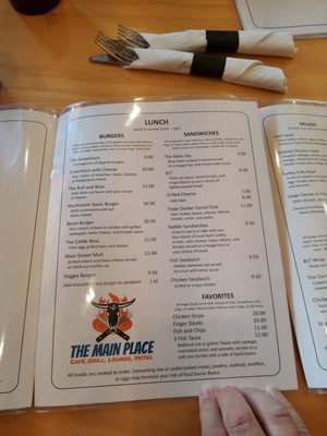 Menu photo 4 The Main Place Halfway, OR Menu photo 4 The Main Place Halfway, OR