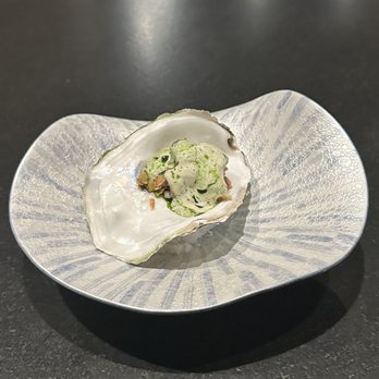 Restaurant Yuu - Oyster and Miyazaki tartare  @davideatsdc - French Near Me - Brooklyn, New York