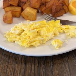 Homestead Family Restaurant - Two Egg Breakfast w/ city ham and home fries.