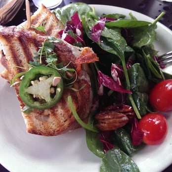 Urth Caffé-Pasadena - Chicken Diablo Panini with Spinich salad - Cafes Near Me - Pasadena, California Urth Caffé-Pasadena - Chicken Diablo Panini with Spinich salad - Cafes Near Me - Pasadena, California