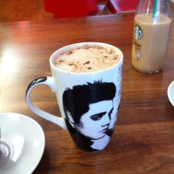 The Rolling Pin - Hot chocolate in rolling pin signature Elvis mug - Bakeries Near Me - Toronto, Ontario