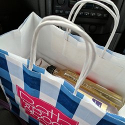 All my purchases nicely wrapped and double-bagged by Hailey.