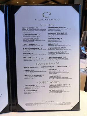 Menu photo 2 C2 Steak & Seafood Brooks, CA
