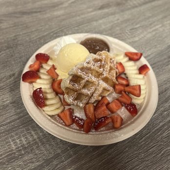 Love to Go - Croffle w/ nutella and ice cream - Coffee & Tea Near Me - San Gabriel, California Love to Go - Croffle w/ nutella and ice cream - Coffee & Tea Near Me - San Gabriel, California