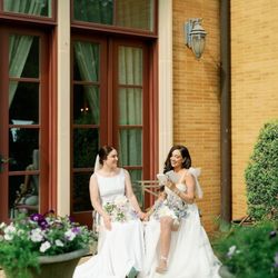 Lovely Bride - Sabrina wearing our Made With Love 'Ollie' Tulle gown