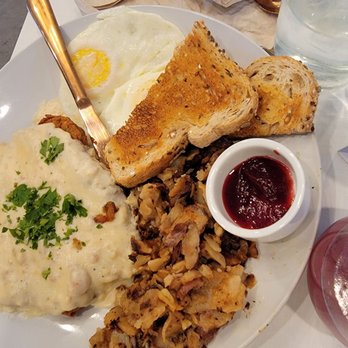 Blue Bench Brunchette - Chicken fried steak & eggs $15.99 - Breakfast & Brunch Near Me - Boise, Idaho