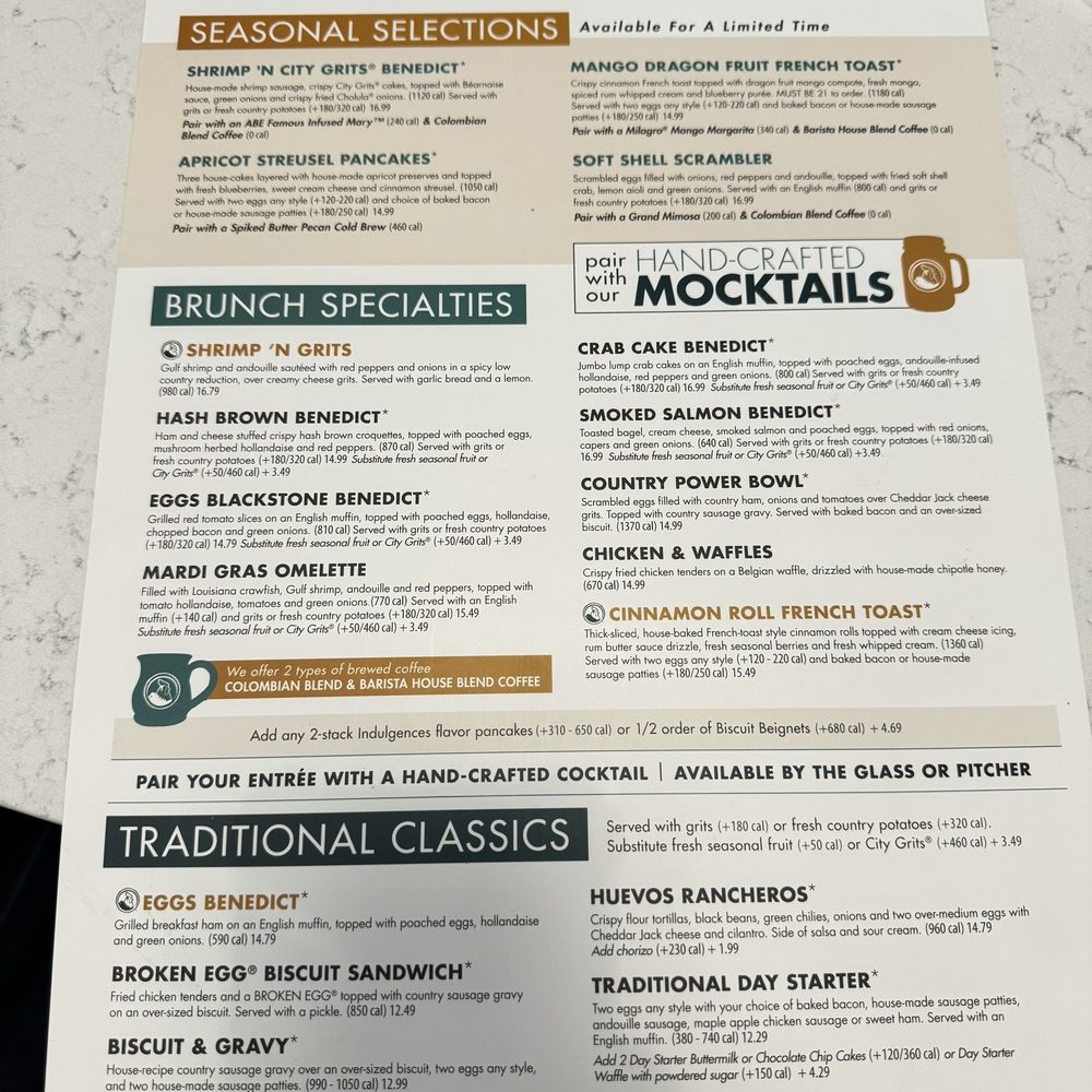 Another Broken Egg Cafe - Menu - Southern Near Me - El Paso, Texas Another Broken Egg Cafe - Menu - Southern Near Me - El Paso, Texas