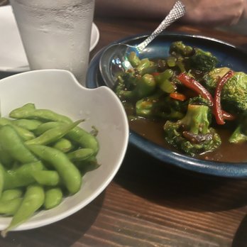 Taka - Edamame and Broccoli with Garlic Sauce - Asian Fusion Near Me - Littleton, Massachusetts Taka - Edamame and Broccoli with Garlic Sauce - Asian Fusion Near Me - Littleton, Massachusetts