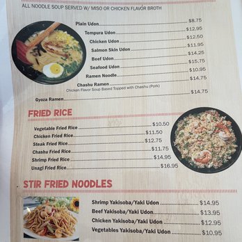 Sakura Sushi - Menu 5/31/22 - Sushi Bars Near Me - Roseburg, Oregon