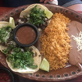 Chilango's Mexican Restaurant - #8 tacos lunch portion - Mexican Near Me - Texarkana, Texas