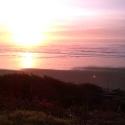 South Beach Campground - Winter sunset
