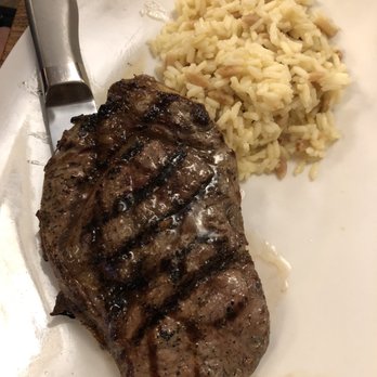 Prime Steak House - Ribeye with rice pilaf - Steakhouses Near Me - Bethlehem, Pennsylvania Prime Steak House - Ribeye with rice pilaf - Steakhouses Near Me - Bethlehem, Pennsylvania