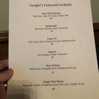 Argo Craft Tavern - Menu - Bars Near Me - Stoughton, Wisconsin