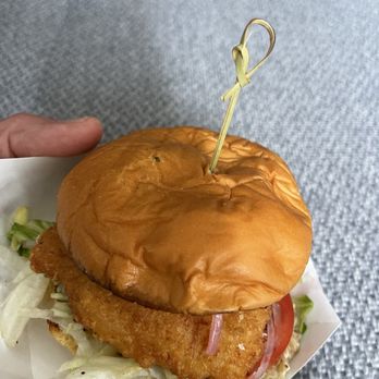 Tasty's Joint - Chef Matt's signature fried fish sandwich - Burgers Near Me - Sausalito, California Tasty's Joint - Chef Matt's signature fried fish sandwich - Burgers Near Me - Sausalito, California
