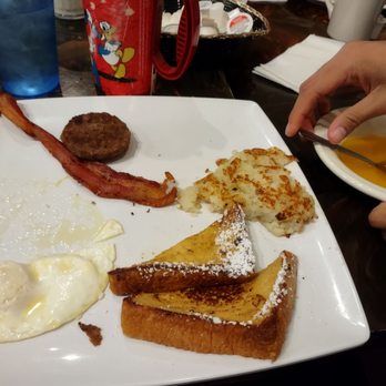 Frank's Grill - Forgot to take picture before starting because food is so good.  The hash browns are made from scratch. - Diners Near Me - Houston, Texas