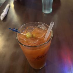 Brickhouse Bar and Restaurant - Bloody Mary made with spicy pickle flavored vodka!