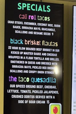 Menu photo 1 The Taco Shop Burrillville, RI