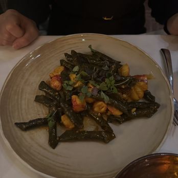 Spago - Squid Ink Farfalle - New American Near Me - Beverly Hills, California Spago - Squid Ink Farfalle - New American Near Me - Beverly Hills, California