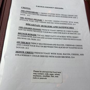 Cactus Country Kitchen - Menu - American Near Me - Somerset, Texas Cactus Country Kitchen - Menu - American Near Me - Somerset, Texas