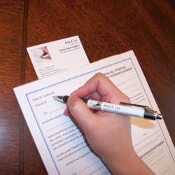 Amy A Lin Notary Public - Provide mobile notary service 7 days a week