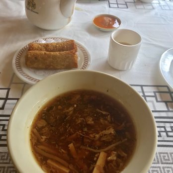 Triple Crown Restaurant - Chicken egg rolls & Hot and Sour Soup - Dim Sum Near Me - Chicago, Illinois