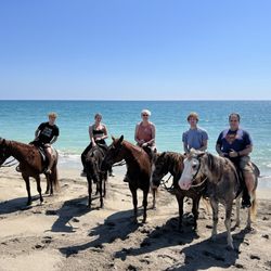 Ride the Beach on Horse Back - Pause for a photo op