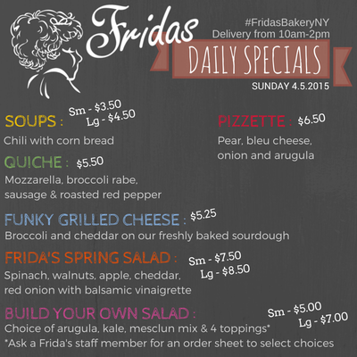 Menu photo 8 Frida's Café & Bakery Milton, NY