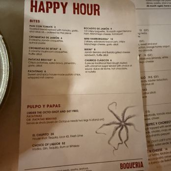 Boqueria Dupont - Menu - Tapas Bars Near Me - Washington, DC, District of Columbia