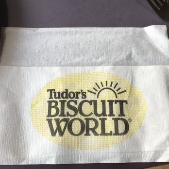Tudor's Biscuit World - Napkin - American Near Me - Beckley, West Virginia Tudor's Biscuit World - Napkin - American Near Me - Beckley, West Virginia