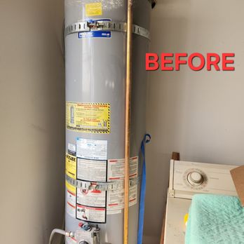 Inbound Plumbing - The old water heater - Plumbing Near Me