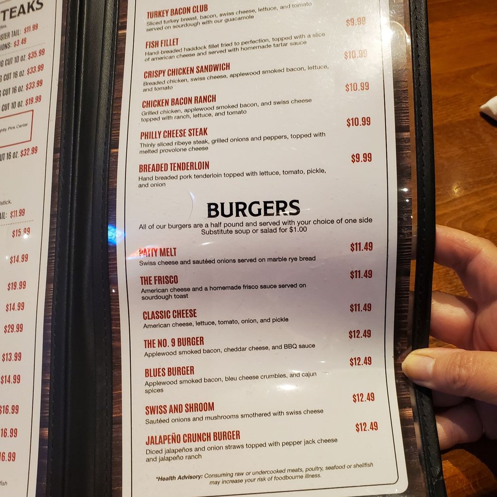 No 9 Grill - Menu 2 - American Near Me - Cambridge City, Indiana No 9 Grill - Menu 2 - American Near Me - Cambridge City, Indiana
