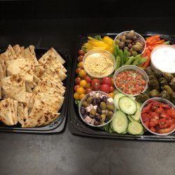 McCaffrey's Food Market - Mediterranean tray w/ Grilled pita.