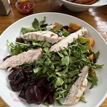 The Hideout - Beet salad with chicken - Cocktail Bars Near Me - Aptos, California The Hideout - Beet salad with chicken - Cocktail Bars Near Me - Aptos, California