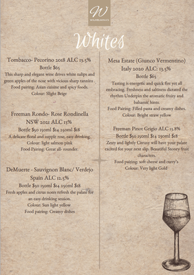 Menu photo 6 Wilhelmina's Balmain, NSW
