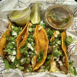 3 Steak Tacos add cheese 3 Steak Tacos add cheese