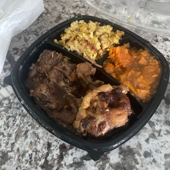 Ms. Ruby's Peach Cobbler Café Buckhead - Oxtails, yams and cornbread dressing. - Southern Near Me - Atlanta, Georgia Ms. Ruby's Peach Cobbler Café Buckhead - Oxtails, yams and cornbread dressing. - Southern Near Me - Atlanta, Georgia