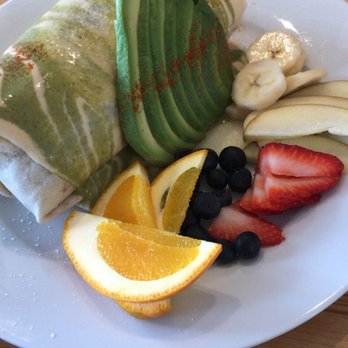 Off The Griddle - Vegano Burrito with fruit - I wouldn't recommend spending $2 to sub fruit but the Burrito was INCREDIBLE - Vegan Near Me - Portland, Oregon Off The Griddle - Vegano Burrito with fruit - I wouldn't recommend spending $2 to sub fruit but the Burrito was INCREDIBLE - Vegan Near Me - Portland, Oregon