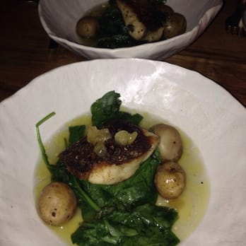 ABC Kitchen - The sea bass entree spilt in two dishes. - Breakfast & Brunch Near Me - New York, New York