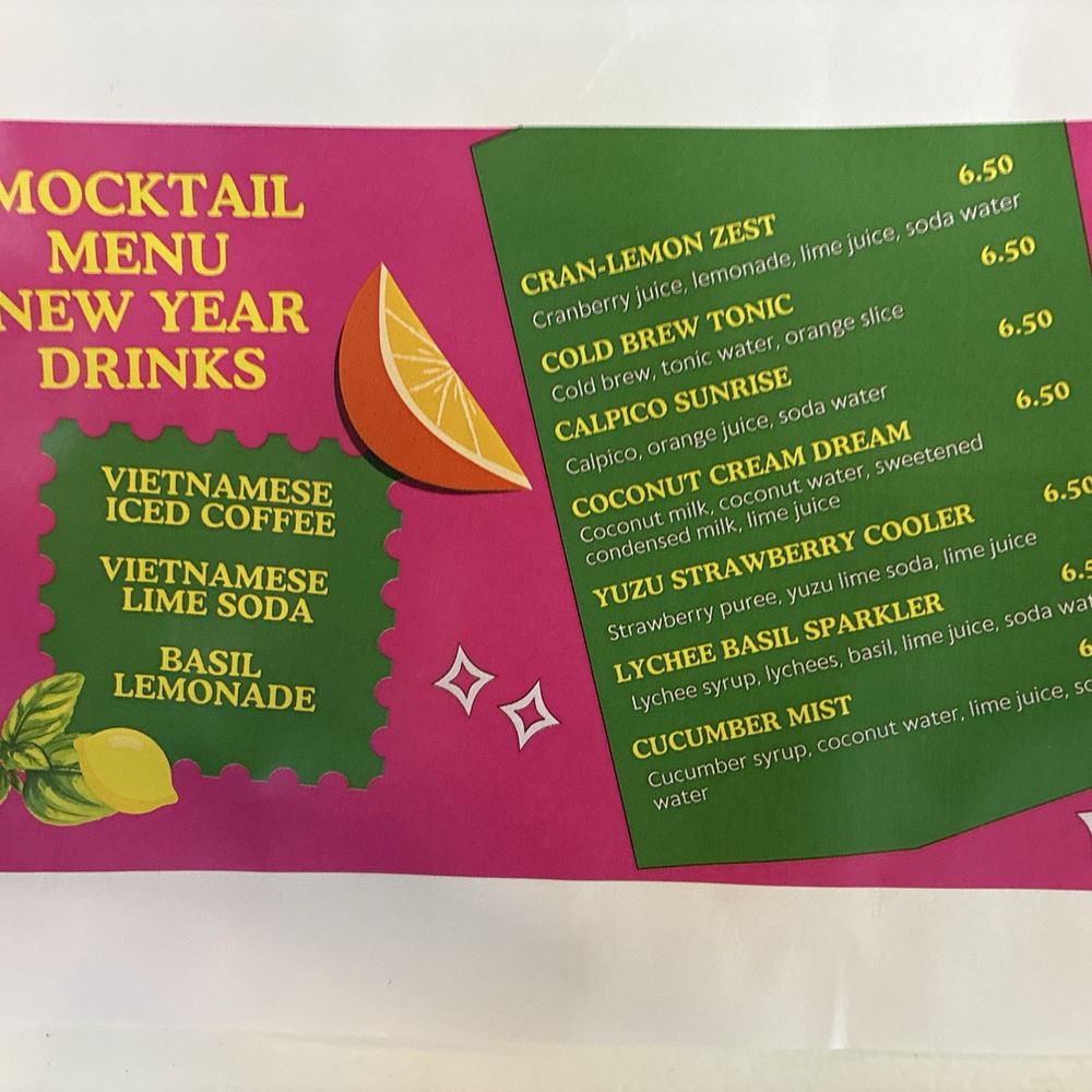 Fare Market - Mocktail menu! - Vietnamese Near Me - Freeland, Washington Fare Market - Mocktail menu! - Vietnamese Near Me - Freeland, Washington