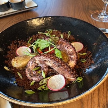 Dynamite Woodfire Grill - Octopus appetizer - American Near Me - Omaha, Nebraska Dynamite Woodfire Grill - Octopus appetizer - American Near Me - Omaha, Nebraska