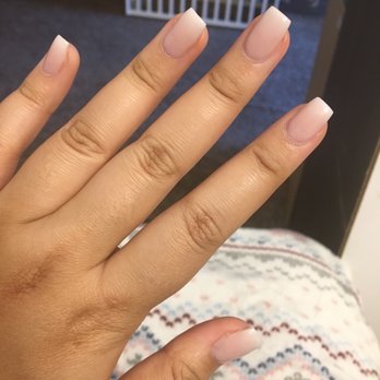 Nirvana Nail and Foot Spa - Recent work by ANNIE. Color solar nails e h ombré effect. - Nail Salons Near Me - Gresham, Oregon