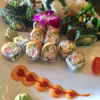 Sushi Bay 17 - California Roll (center) - Sushi Bars Near Me - Denver, Colorado Sushi Bay 17 - California Roll (center) - Sushi Bars Near Me - Denver, Colorado