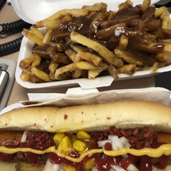 Best In Town - Fries and jumbo hot dog