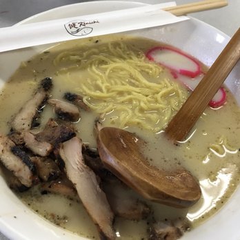 Restaurant Kenichi - Tonkotsu ramen with Teri chicken Kenichi-sized #nogreenonions - Desserts Near Me - Hilo, Hawaii