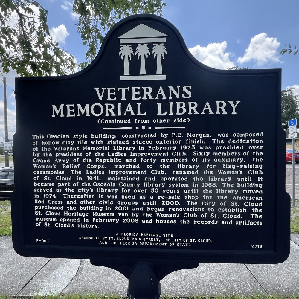 Veterans Memorial Library - Landmarks & Historical Buildings Near Me - St. Cloud, Florida Veterans Memorial Library - Landmarks & Historical Buildings Near Me - St. Cloud, Florida